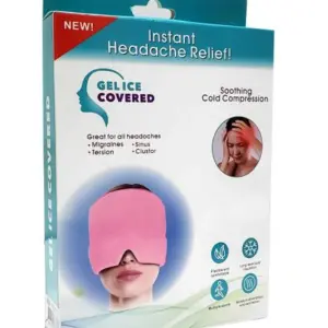Gorro gel para migraña, dolor de cabeza