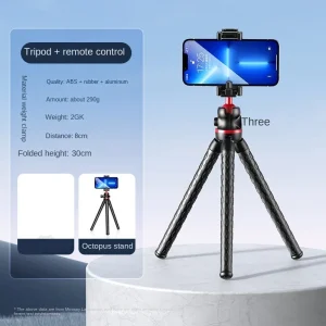 trípode de pulpo Flexible para cámara de teléfono DSLR