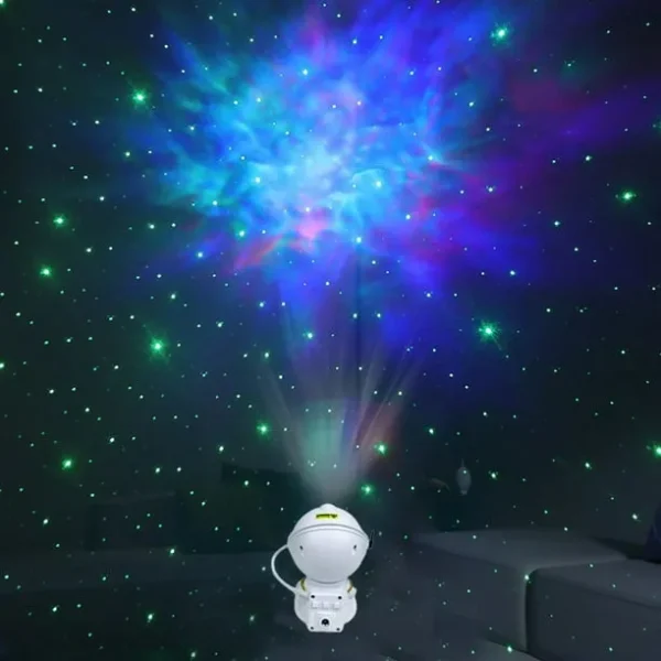 Luz de proyección de astronauta, decoración de dormitorio, estrella, guitarra, luz nocturna superior, estrella completa, luz láser de ambiente, regalo
